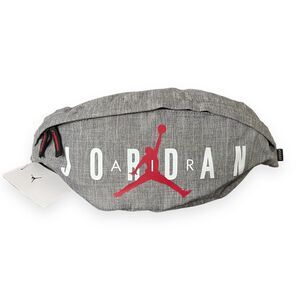 Nike Air Jordan Flight Fanny Pack Hip Waist Belt Bag Gray Jumpman Crossbody New